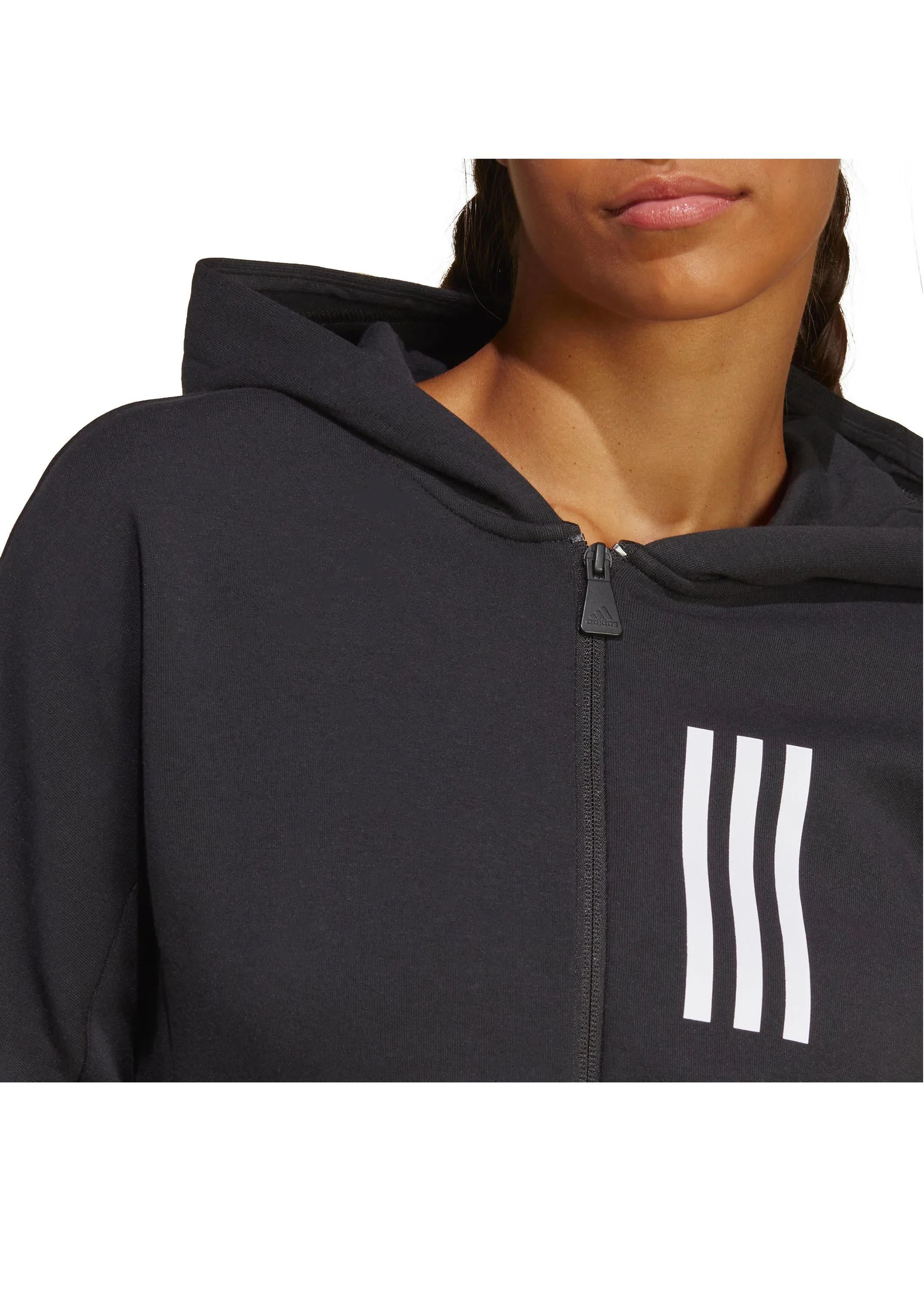 Adidas Womens Mission Victory Slim Fit Full-Zip Hoodie <BR> HU0240