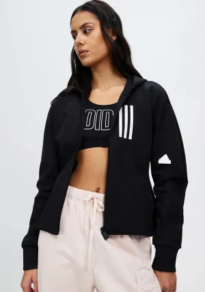 Adidas Womens Mission Victory Slim Fit Full-Zip Hoodie <BR> HU0240