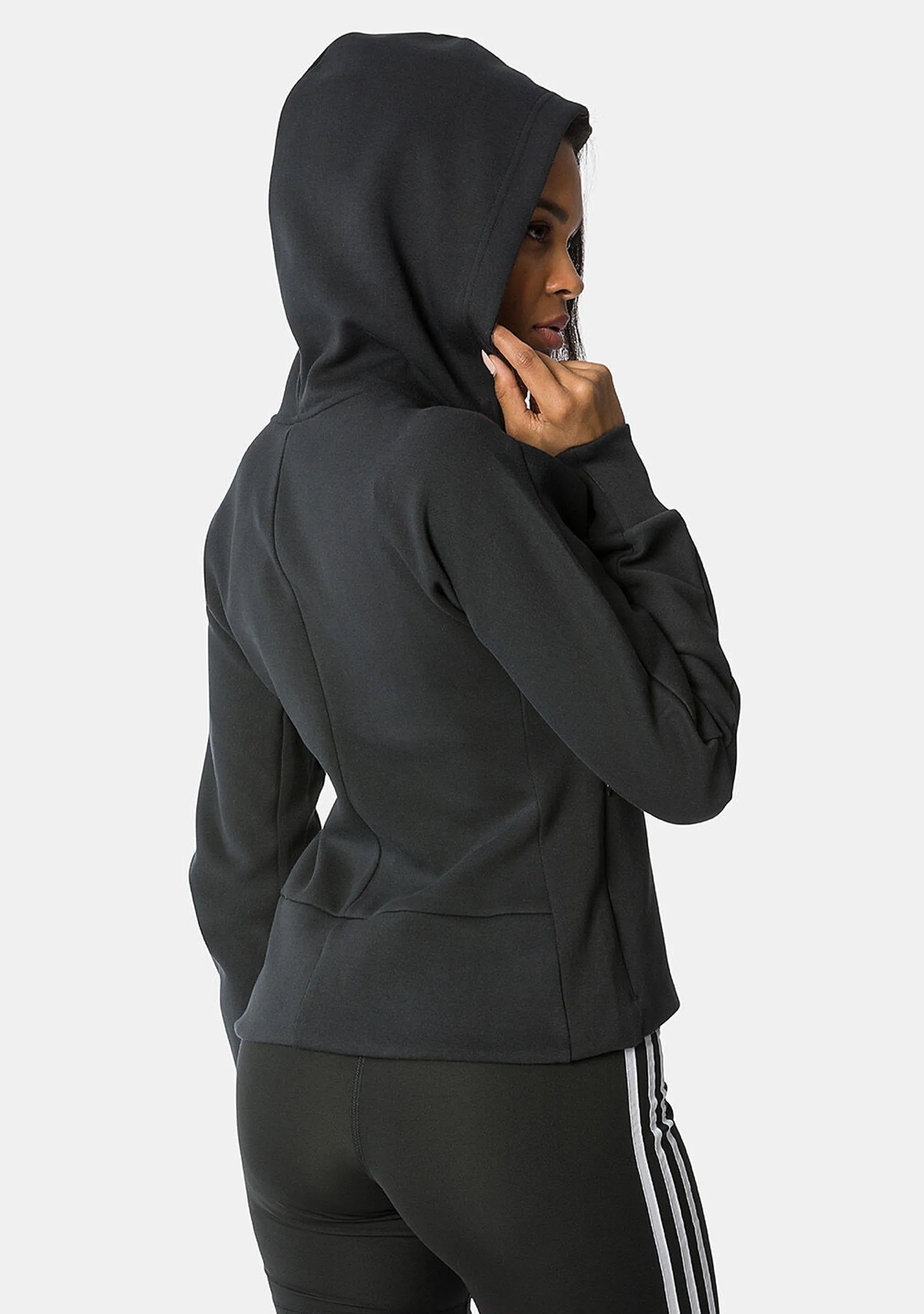 Adidas Womens Mission Victory Slim Fit Full-Zip Hoodie <BR> HU0240