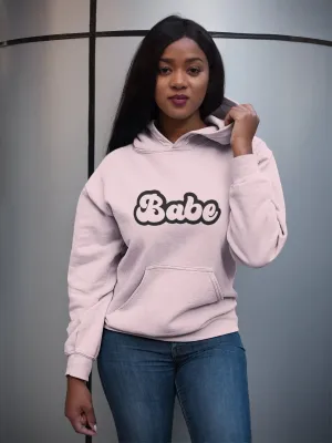 babe shirt, cute womens sweatshirt, gift for girlfriend, babe sweatshirt, babe barbie shirt, pink babe, valentines sweatshirt, valentines