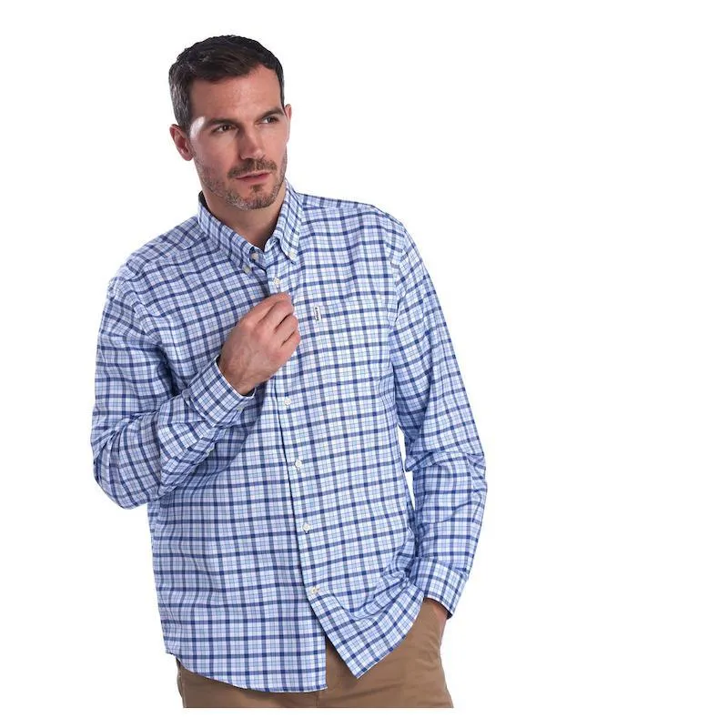 Barbour Abberton Regular Fit Mens Shirt - Blue