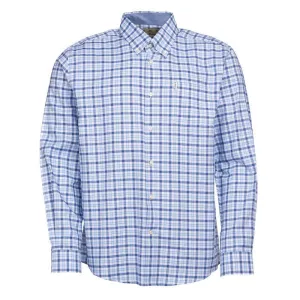 Barbour Abberton Regular Fit Mens Shirt - Blue