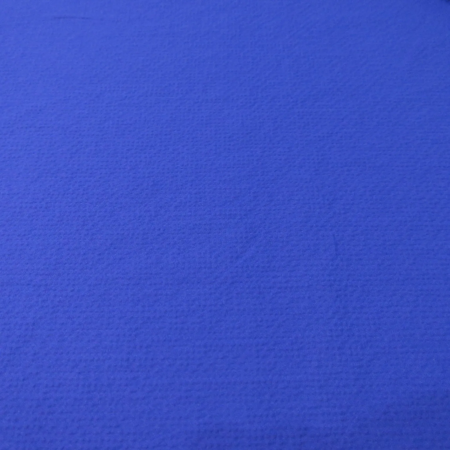 Blue Seersucker Cotton Ariston Fabric