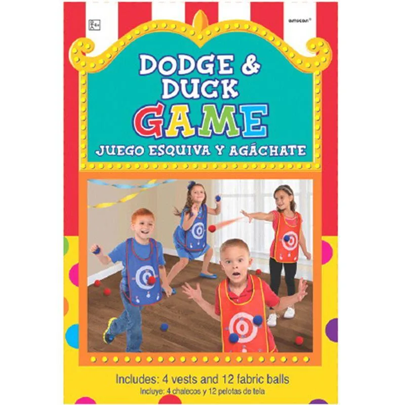 Carnival dodge and duck party game