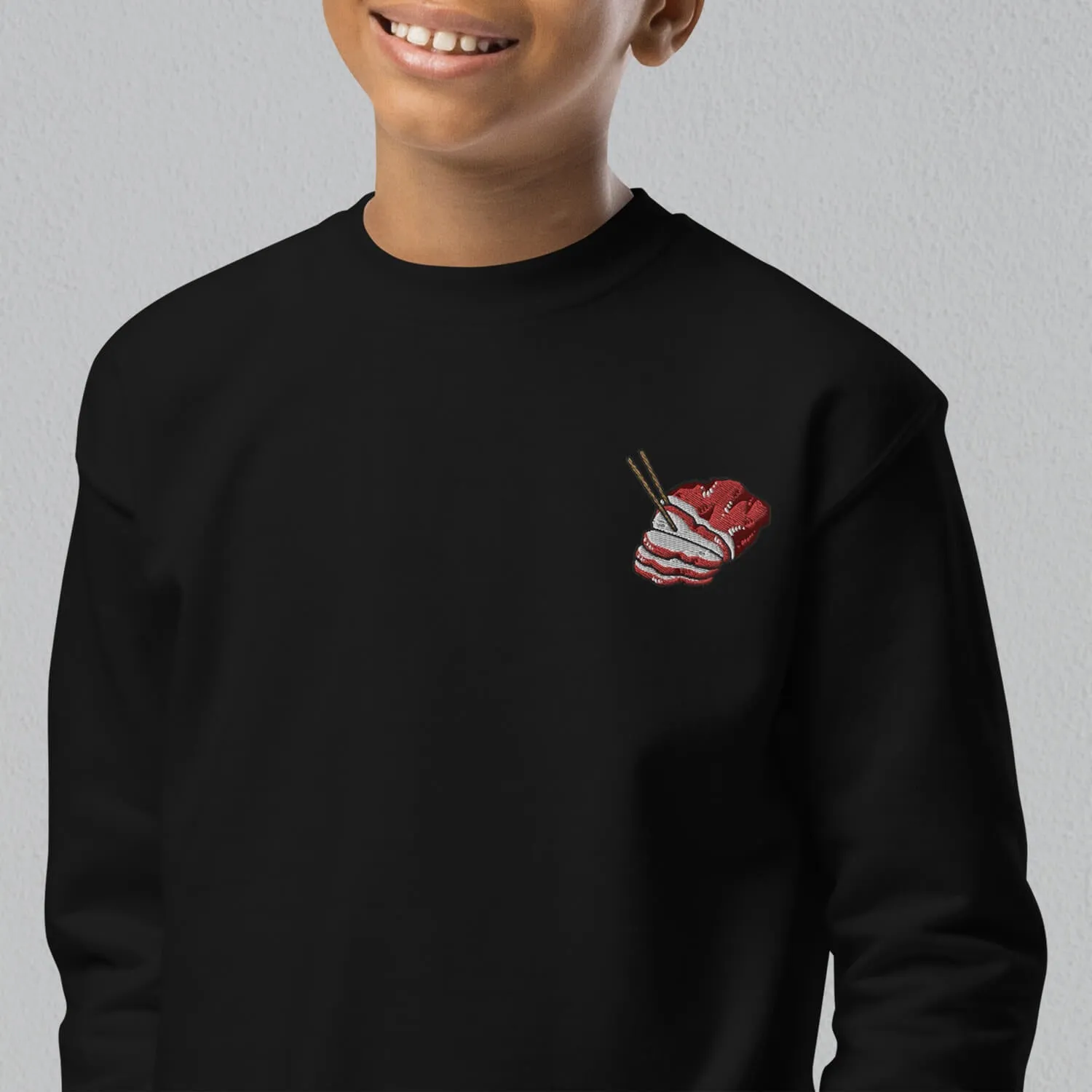 Char Siu Embroidered Kids Sweatshirt