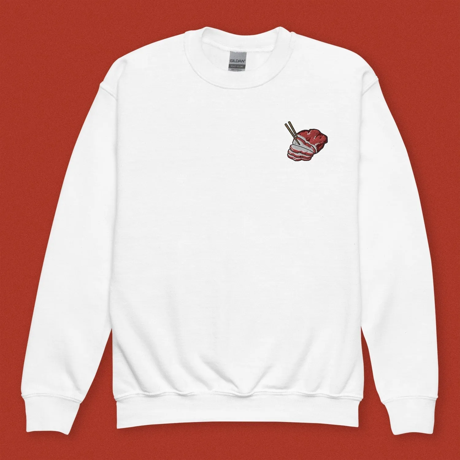 Char Siu Embroidered Kids Sweatshirt