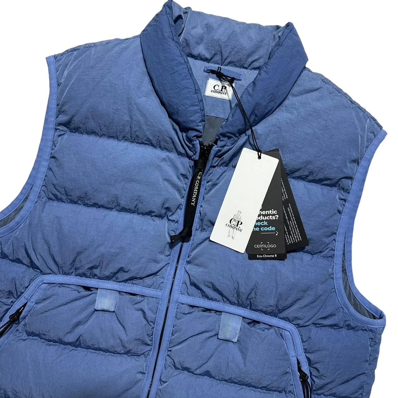 CP Company Blue Down Gilet