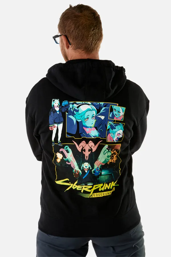 CYBERPUNK EDGERUNNERS REBECCA COLLAGE HOODIE