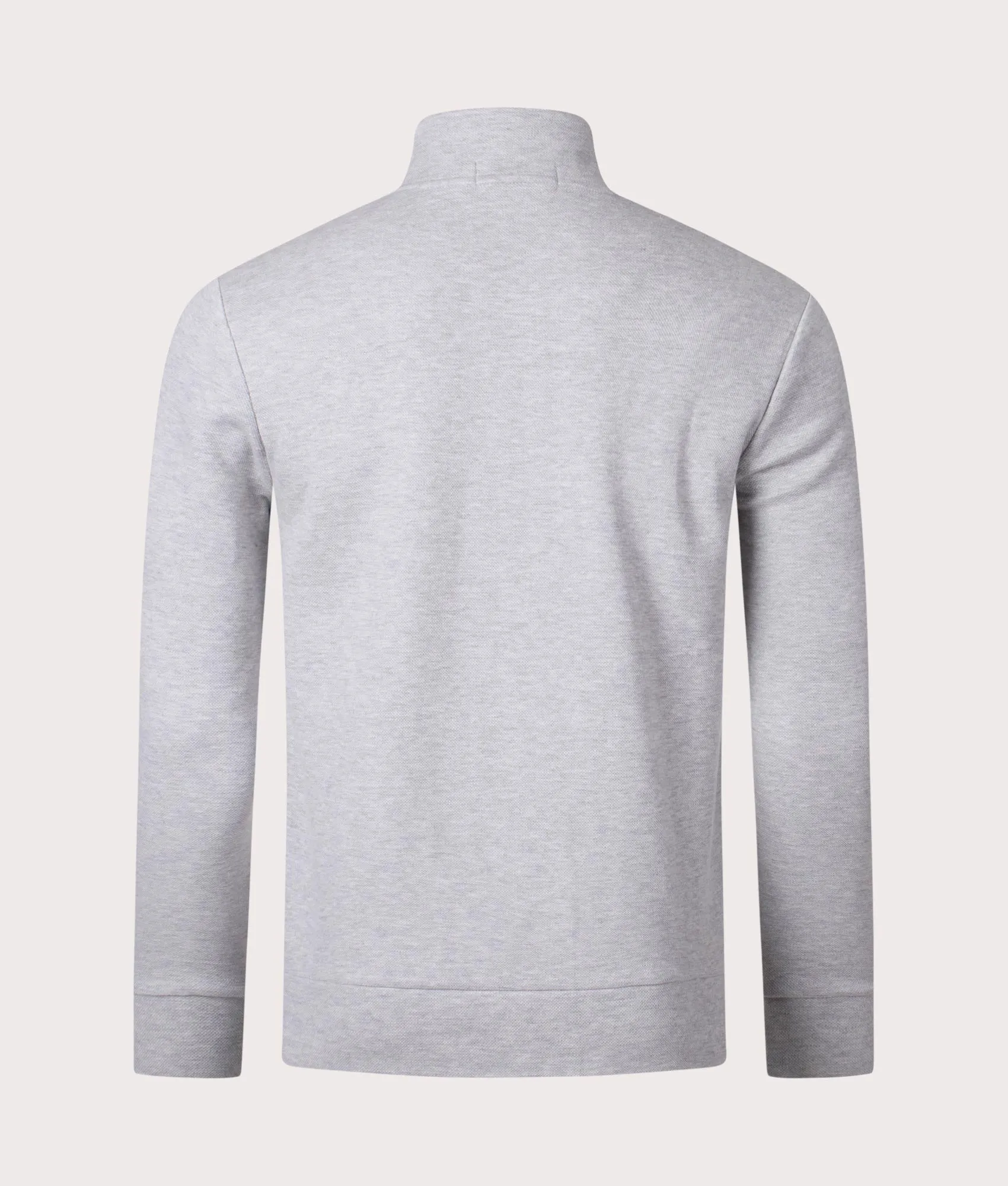 Double Knit Mesh Quarter Zip Sweatshirt