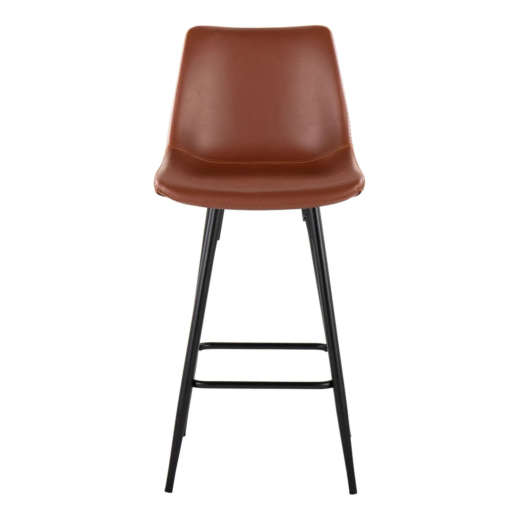 Durango 26" Fixed-Height Counter Stool - Set of 2 Brown By LumiSource