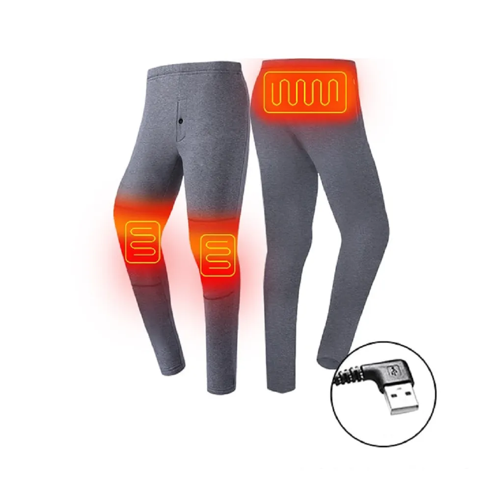 Electric heated winter thermal underwear set