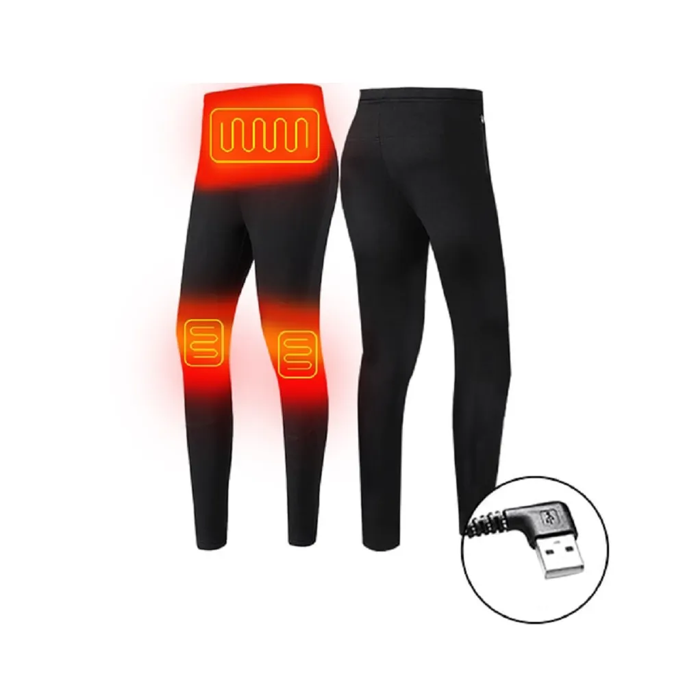 Electric heated winter thermal underwear set