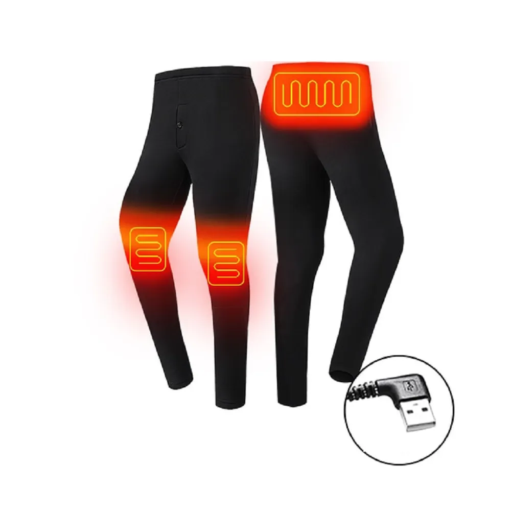 Electric heated winter thermal underwear set