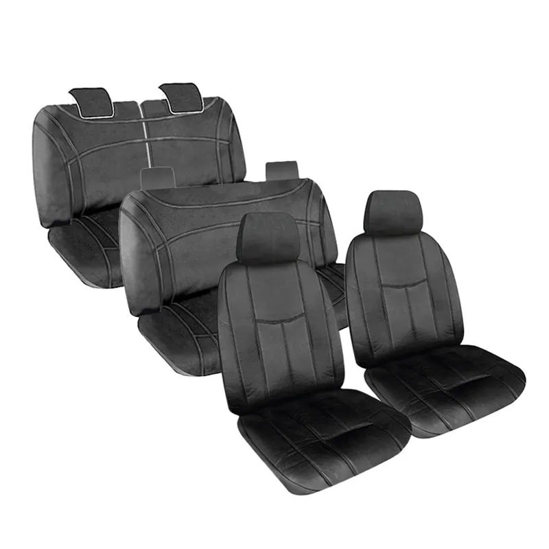 Empire Leather Look Seat Covers suits Toyota Prado 150 Series VX/Kakadu 7 Seater 6/2021-7/2024