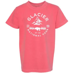 Glacier National Park Youth Comfort Colors T shirt