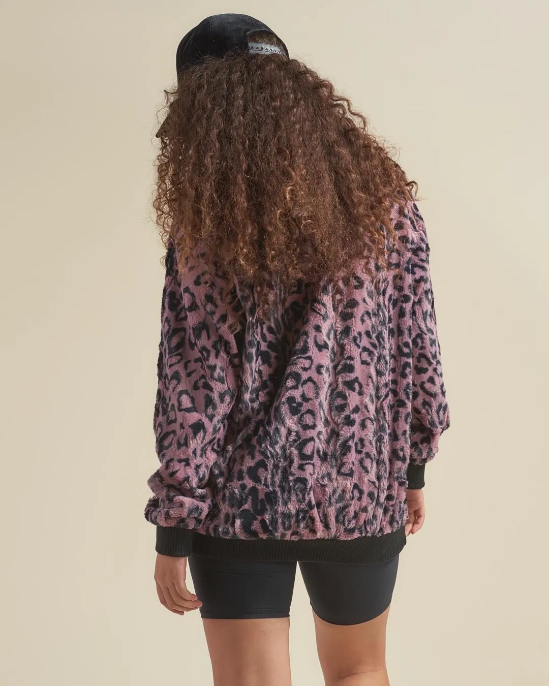 Lavender Leopard ULTRA SOFT Faux Fur Sweater | Women's