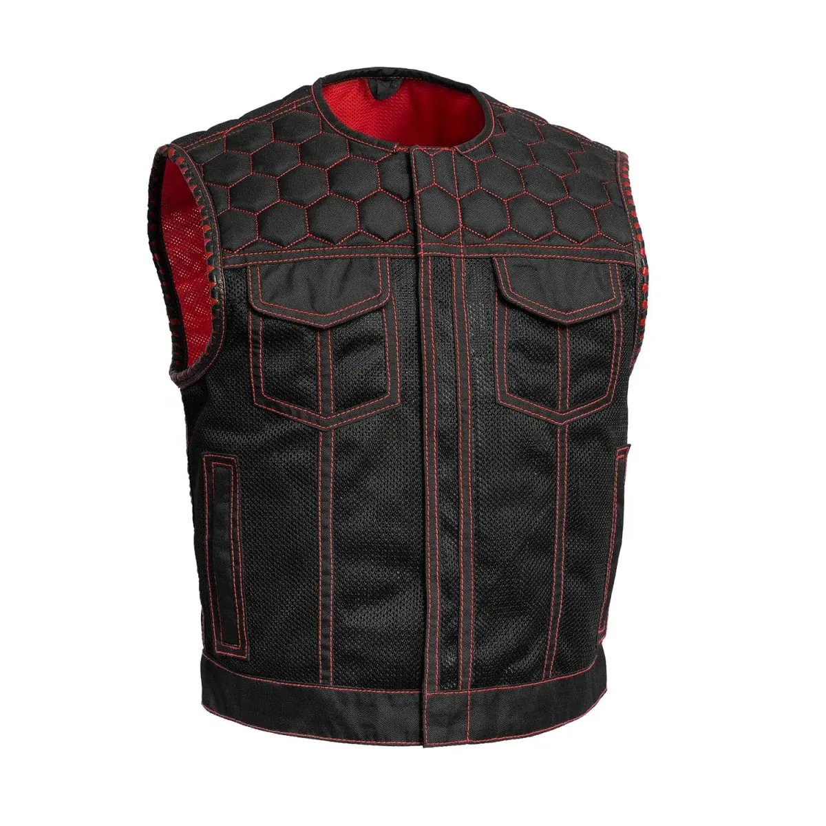 Lowside Hornet Moto Mesh Men's Club Style Vest