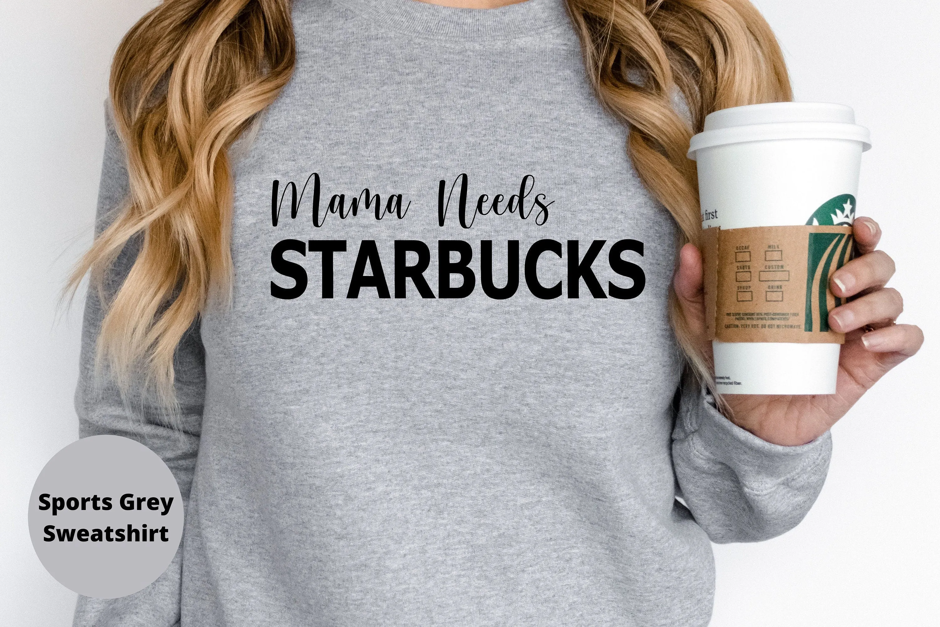 Mama Needs Coffee, Coffee Lover Hoodie, Mother's Day, Mother Shirt, Gift For Mom, Wife Shirt, Mom Life T-Shirt, Mama Sweatshirt, Tops & Tees