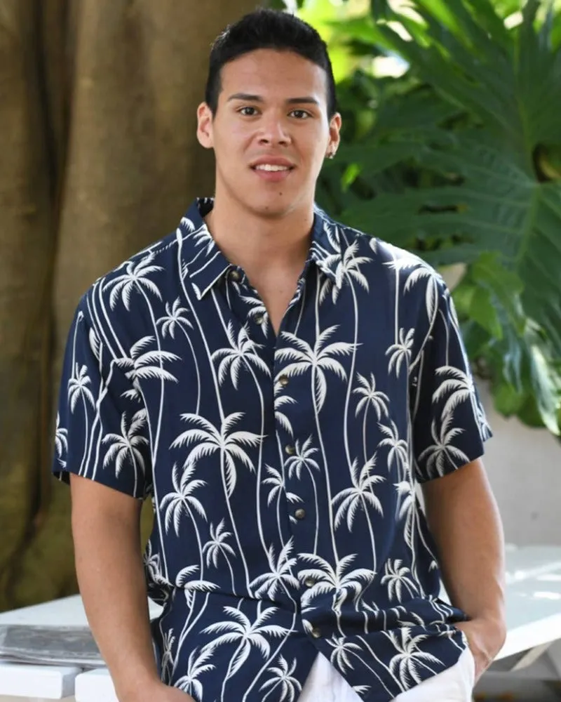 Men's hawaiian shirt-Old Miami