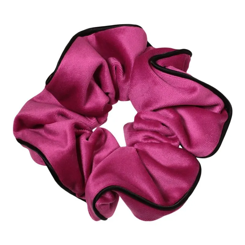 Paris Mode - Piping Velvet Scrunchie