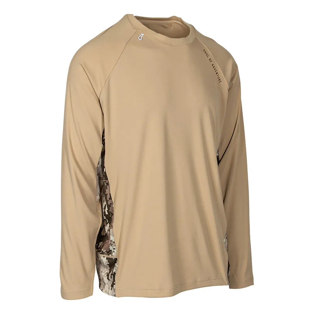 Performance Long Sleeve Shirt | Desert Digi Camo | Bass Grenade