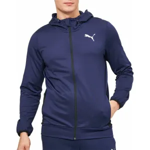 Puma Ready To Go Full Zip Mens Training Hoody - Navy