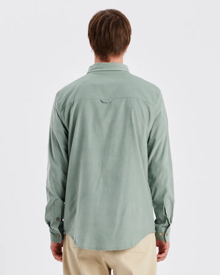 Quantum Ls Cord Shirt - Mint