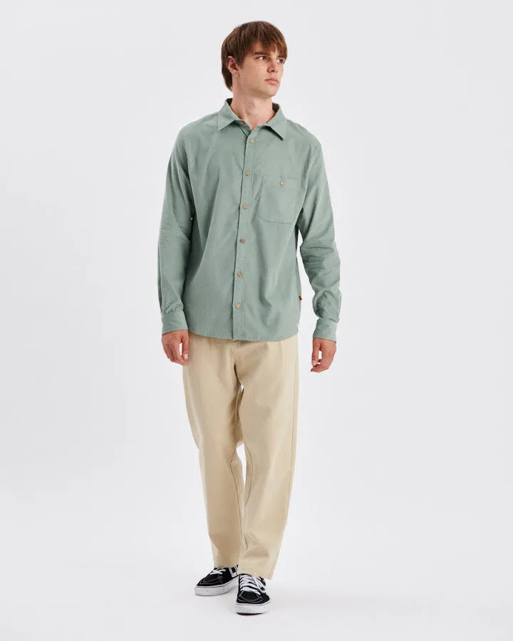 Quantum Ls Cord Shirt - Mint