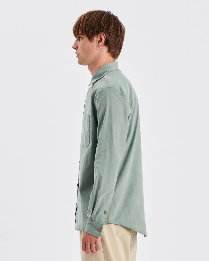 Quantum Ls Cord Shirt - Mint