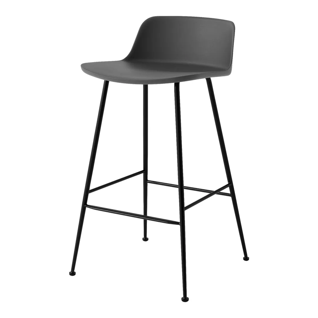 Rely HW81 Low Back Counter Stool - Tube Base