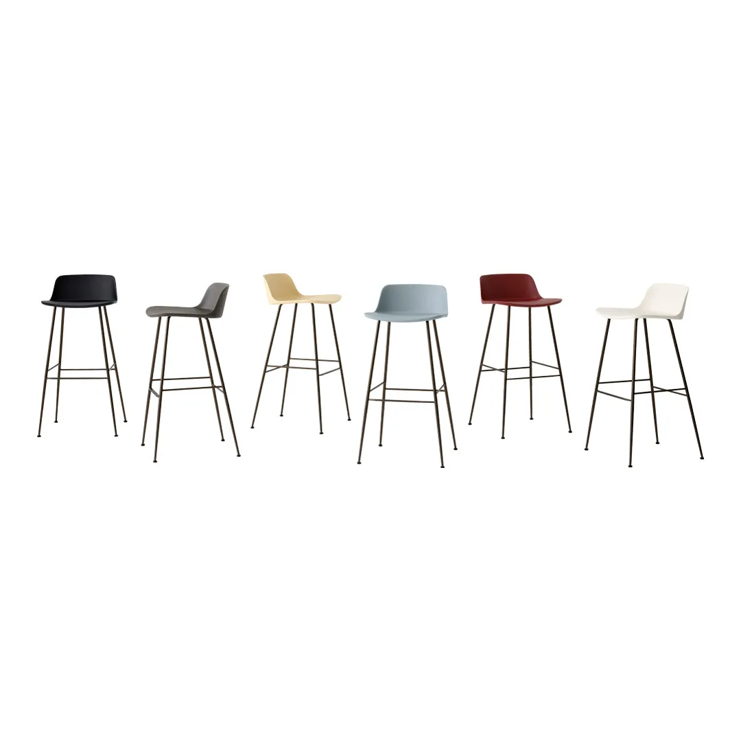 Rely HW81 Low Back Counter Stool - Tube Base