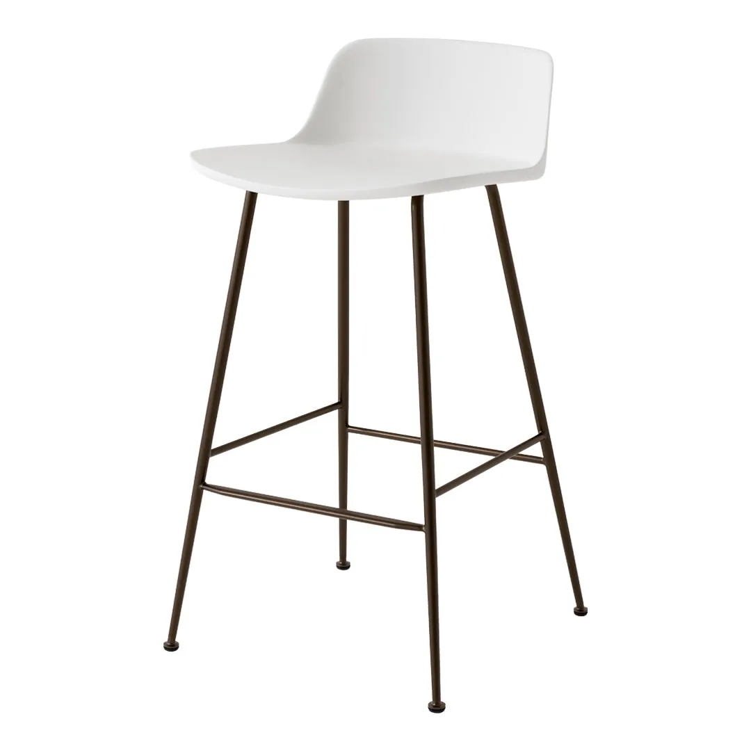 Rely HW81 Low Back Counter Stool - Tube Base