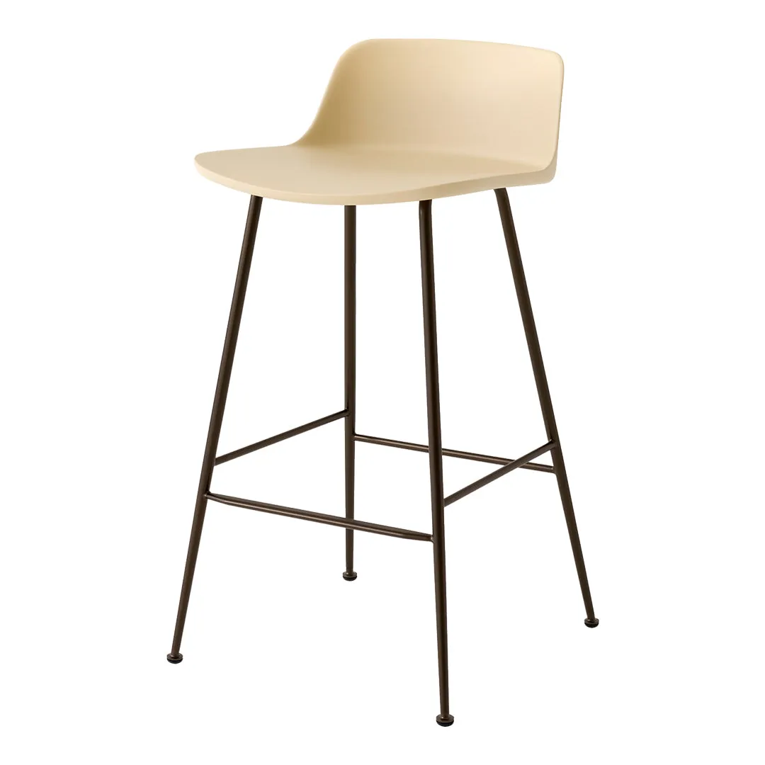 Rely HW81 Low Back Counter Stool - Tube Base