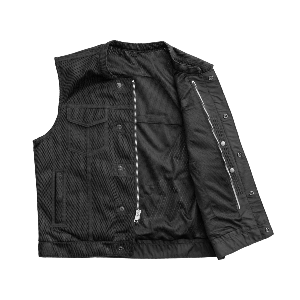 Sharp Shooter Moto Mesh Men's Motorcycle Vest