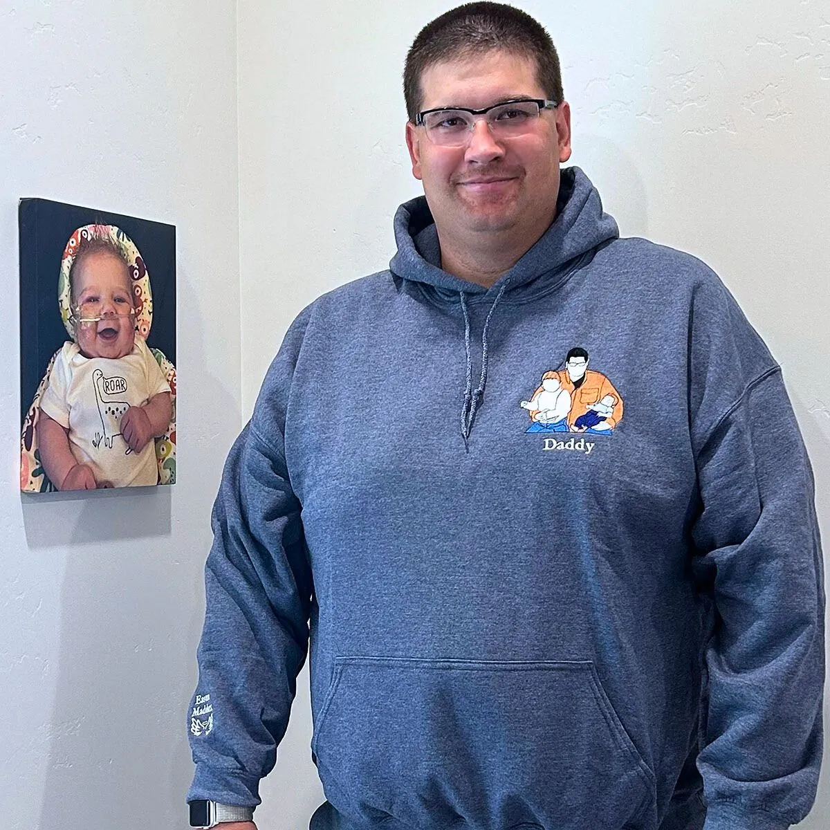 Ultimate Dad Combo: Custom Crewneck Sweatshirt & Hoodie Duo