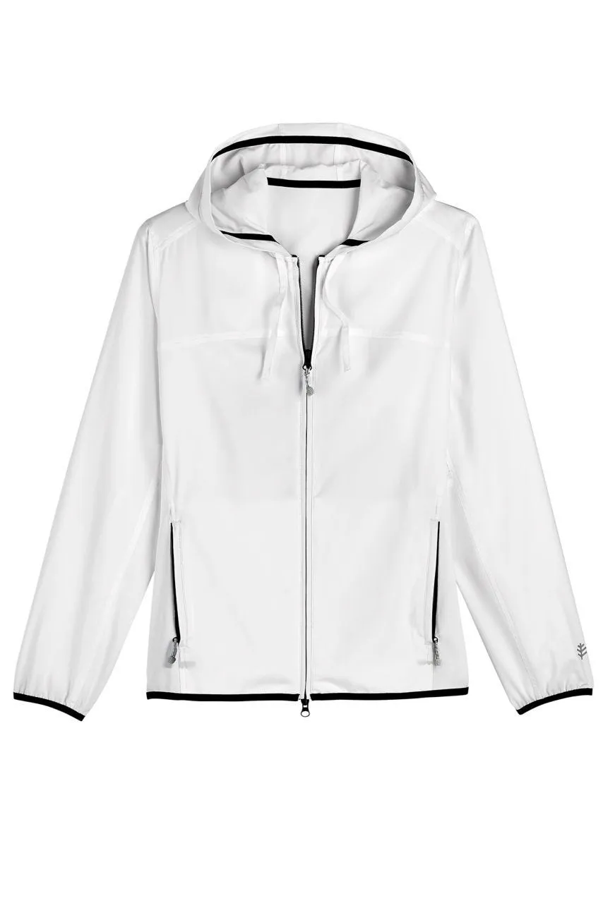 Women's Arcadian Packable Sunblock Jacket  |  White