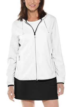 Women's Arcadian Packable Sunblock Jacket  |  White