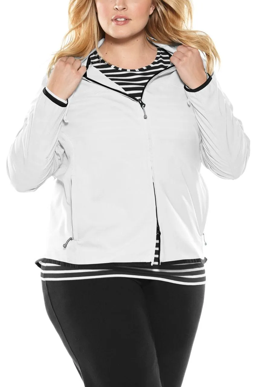 Women's Arcadian Packable Sunblock Jacket  |  White